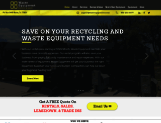 wasteequipmentrs.com screenshot