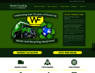 wastefunding.com screenshot