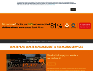 wasteplan.co.za screenshot