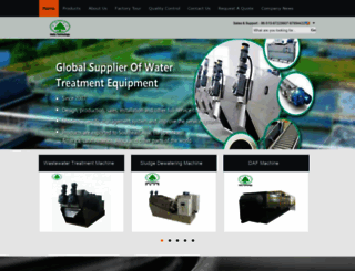 wastewatertreatmentmachine.com screenshot