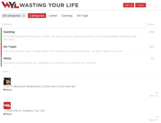 wastingyourlife.com screenshot