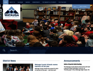 wataugaschools.org screenshot
