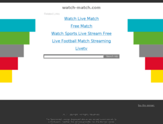 watch-match.com screenshot