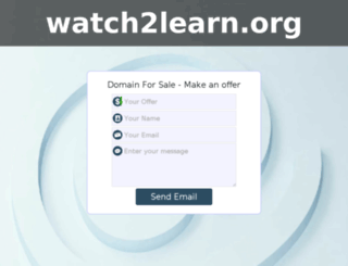 watch2learn.org screenshot