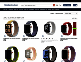 watchbandsmall.com screenshot