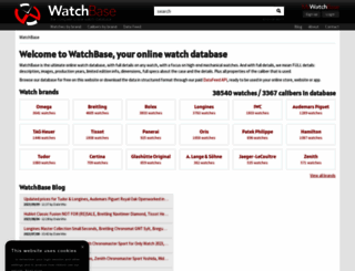 watchbase.com screenshot