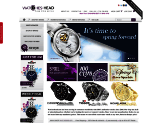 watcheshead.com screenshot