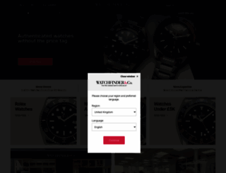 watchfinder.co.uk screenshot