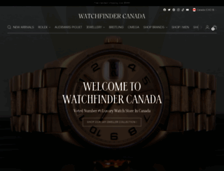 watchfinder.myshopify.com screenshot