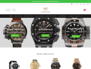 watchfinderstore.com screenshot