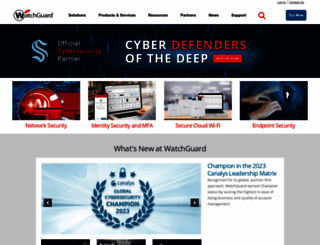 watchguard.com screenshot
