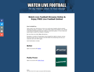 watchlivefootball.com screenshot