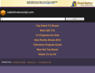 watchlivetvscript.com screenshot