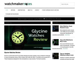 watchmakernotes.com screenshot