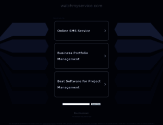 watchmyservice.com screenshot
