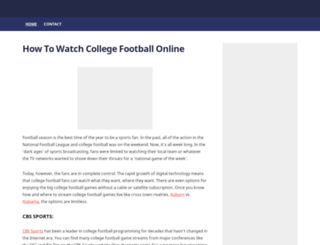 watchncaafootball.net screenshot