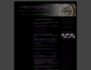 watchophilia.com screenshot