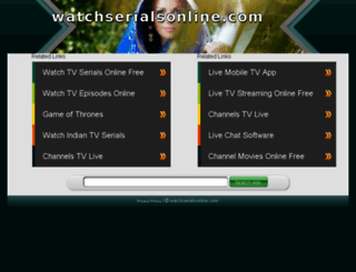 watchserialsonline.com screenshot