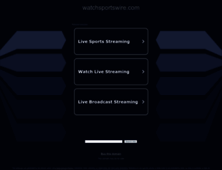 watchsportswire.com screenshot