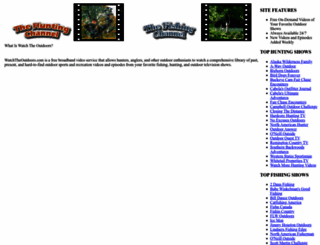 watchtheoutdoors.com screenshot
