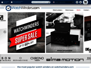 watchwinders.com screenshot