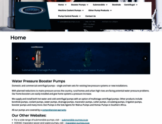 water-booster-pumps.co.za screenshot