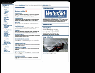 water-skiing.org screenshot