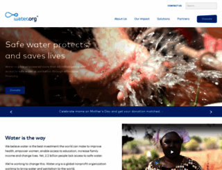 water.org screenshot