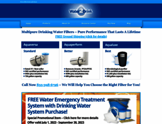 water2drink.com screenshot
