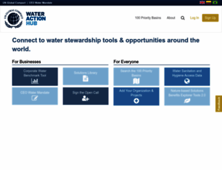 wateractionhub.org screenshot
