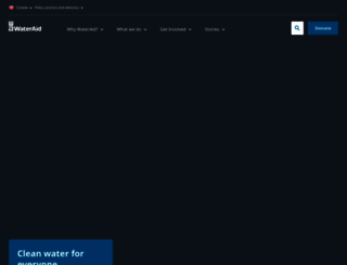 wateraidcanada.com screenshot