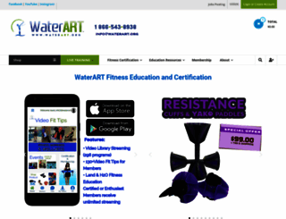 waterart.org screenshot