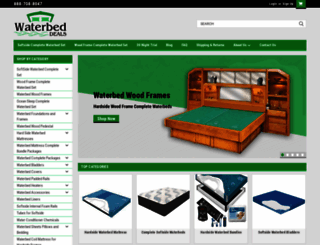 waterbed-deals.com screenshot