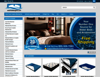 waterbedbargains.com screenshot