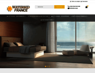 waterbedfrance.com screenshot