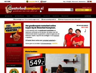 waterbedkampioen.nl screenshot