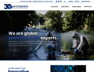 waterborne-env.com screenshot
