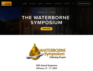 waterbornesymposium.com screenshot