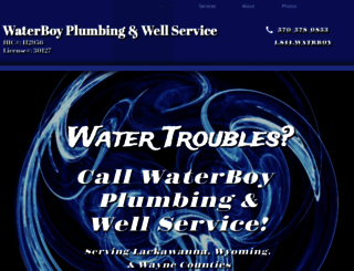 waterboy-plumbing.net screenshot