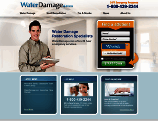 waterdamage.com screenshot
