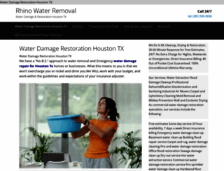 waterdamagehouston.us screenshot