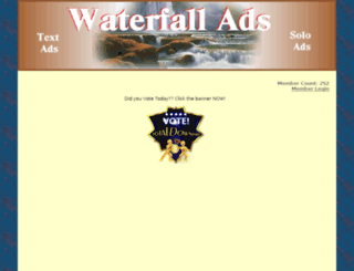 waterfallads.com screenshot