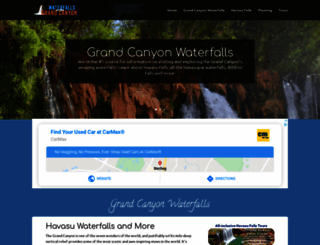 waterfallsofthegrandcanyon.com screenshot