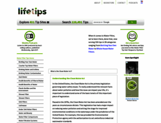 waterfilter.lifetips.com screenshot