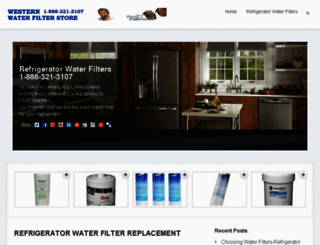 waterfiltersrefrigerator.com screenshot