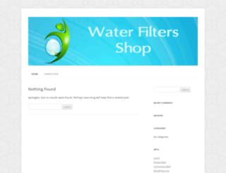 waterfiltersshop.com screenshot
