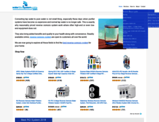 waterfiltersystemguide.com screenshot