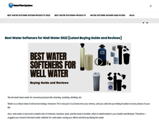 waterfilterupdates.com screenshot