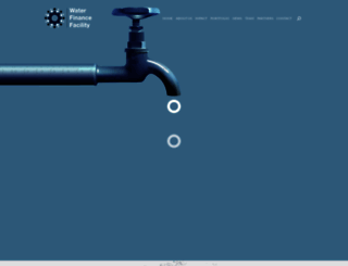 waterfinancefacility.com screenshot