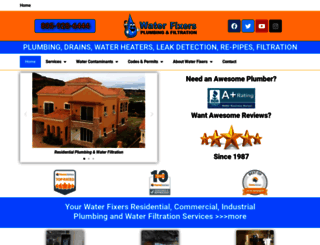 waterfixers.com screenshot